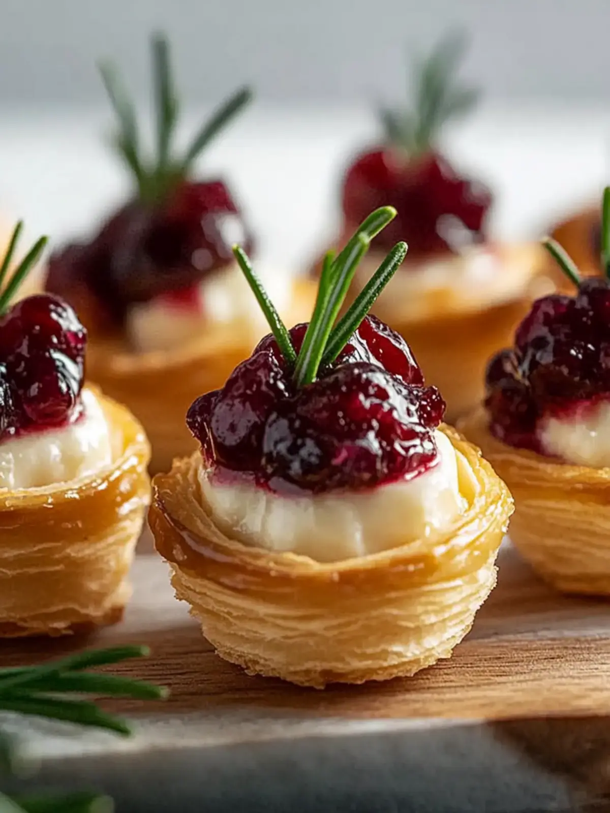 Mini Cranberry Brie Bites: Quick & Irresistible Holiday Treats 5 Mini Cranberry Brie Bites
