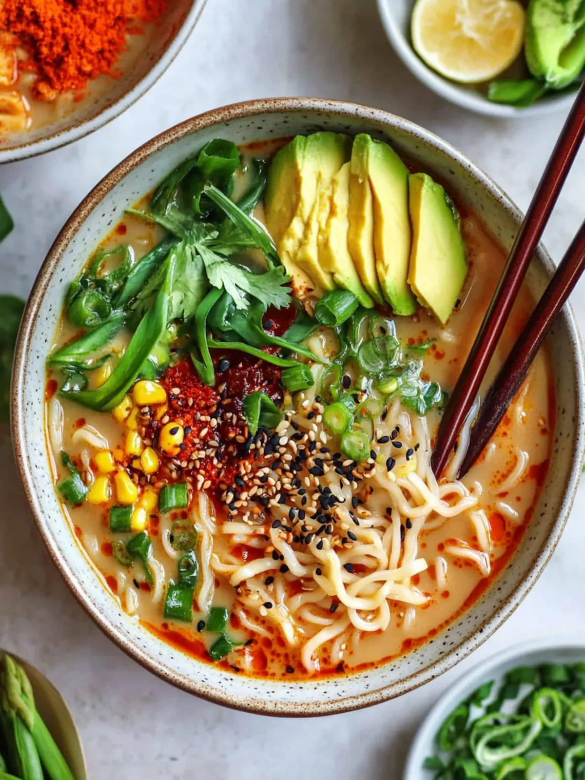 Savory Peanut Butter Miso Ramen for a Cozy Night In 2 Peanut Butter Miso Ramen