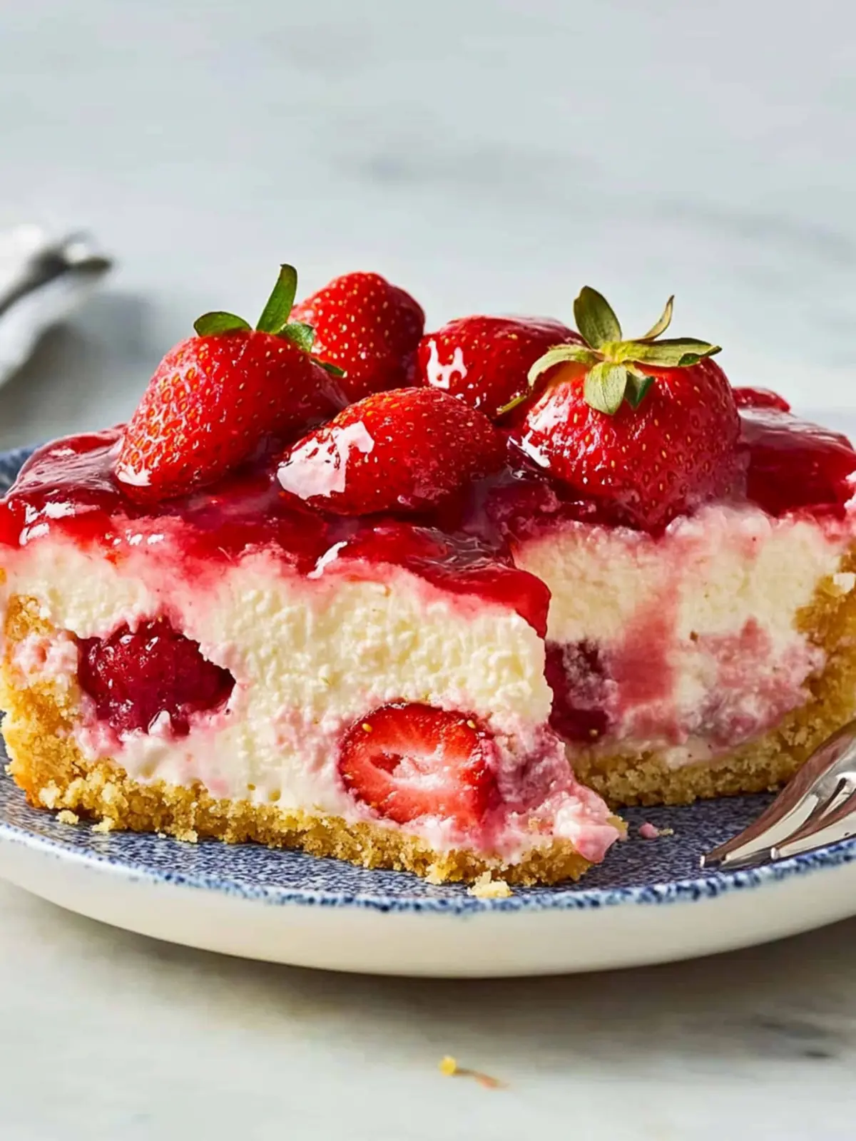 Delicious Strawberry Cheesecake Dump Cake You’ll Love 5 Strawberry Cheesecake Dump Cake