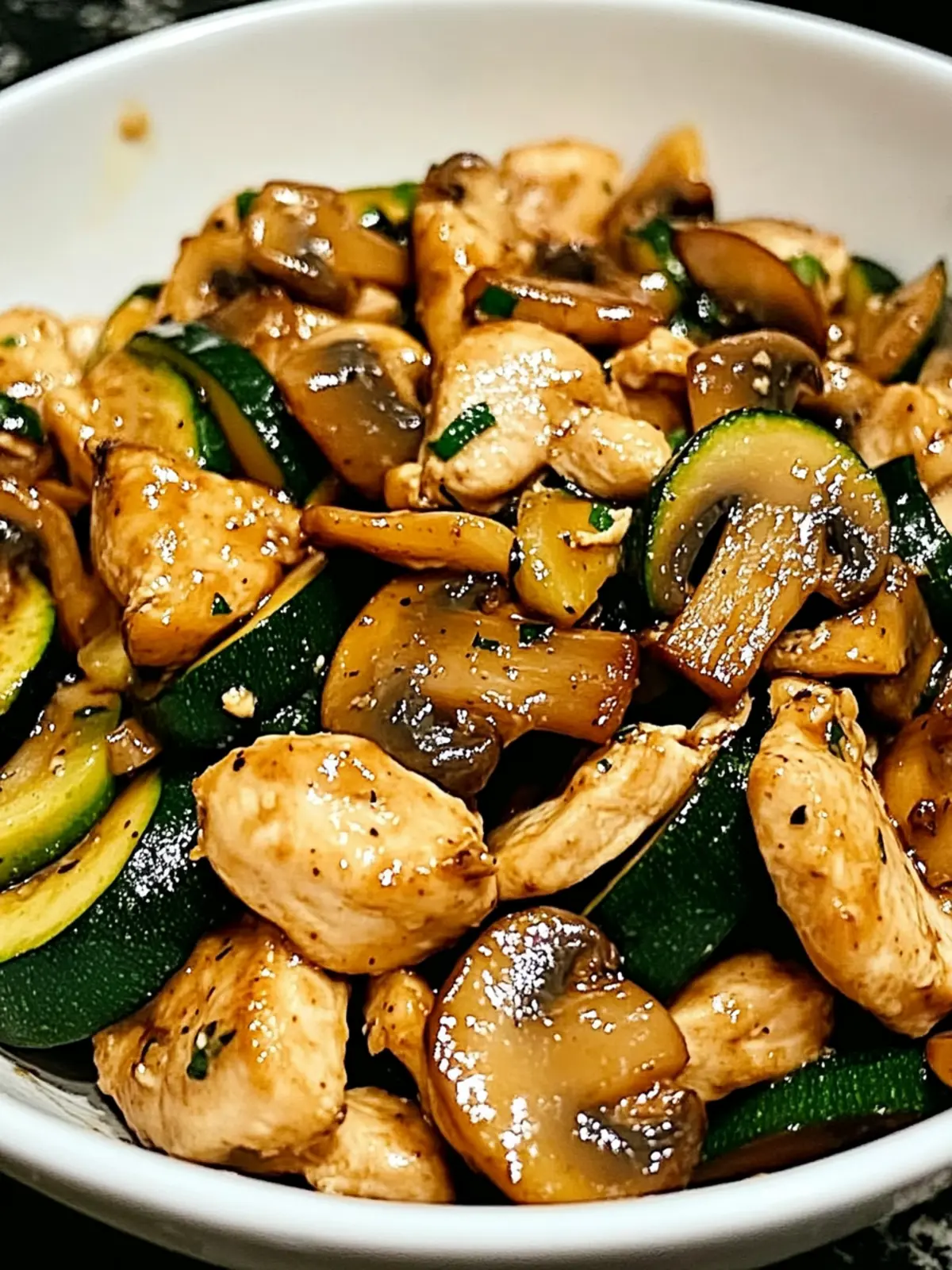 Quick and Easy Zucchini Mushroom Chicken Stir Fry Delight 4 Easy Zucchini Mushroom Chicken Stir Fry