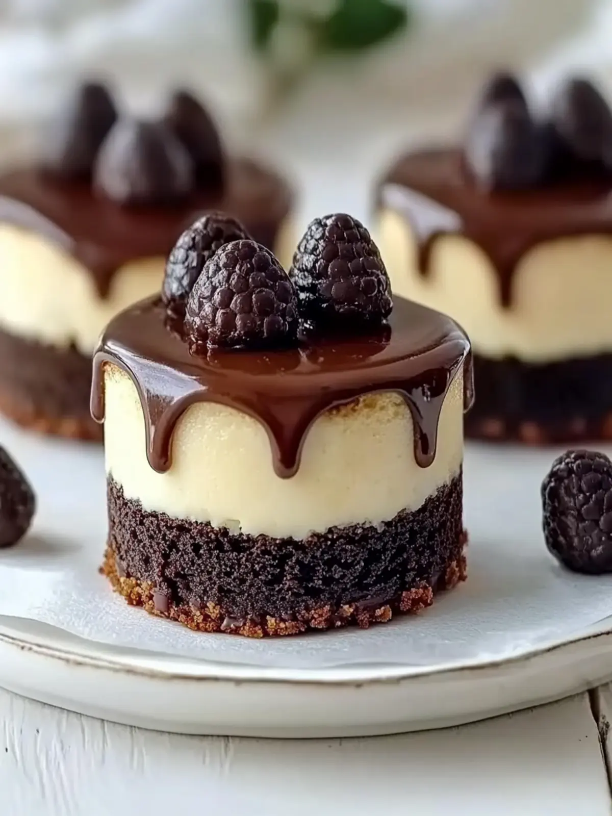 Decadent Brownie Bottom Mini Cheesecakes You’ll Love 4 Brownie Bottom Mini Cheesecakes