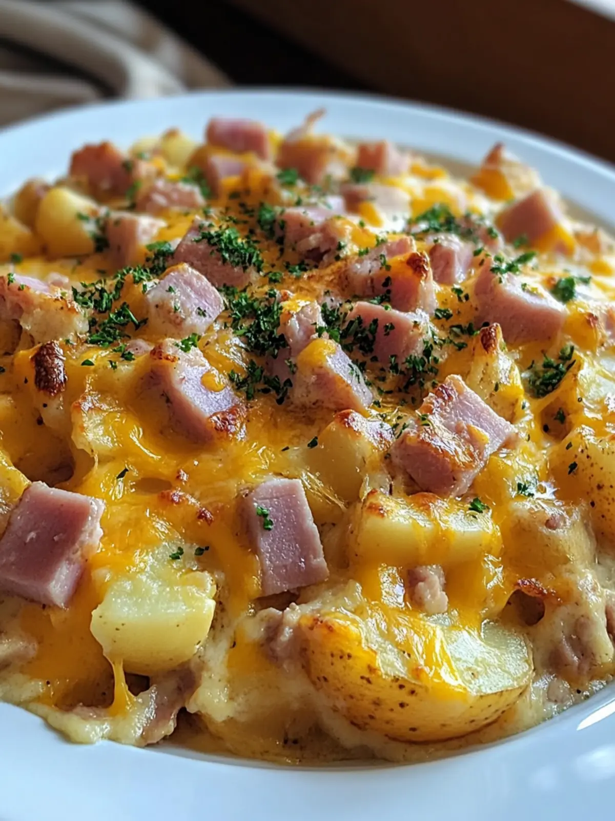 Slow Cooker Cheesy Ham & Potato Casserole for Ultimate Comfort 2 Slow Cooker Cheesy Ham & Potato Casserole