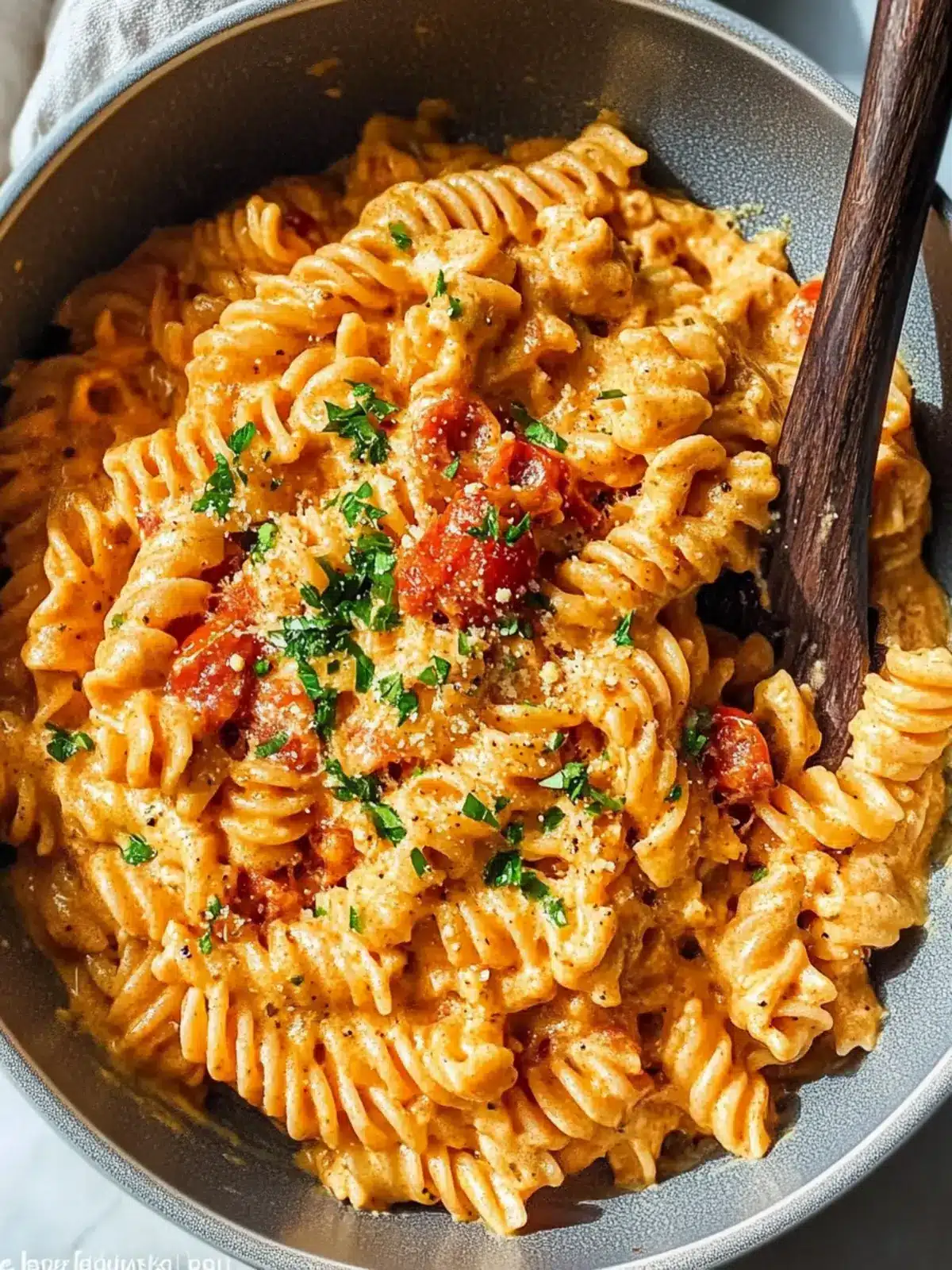 One Pot Creamy Tomato Pasta: Quick Comfort for Your Family 2 One Pot Creamy Tomato Pasta