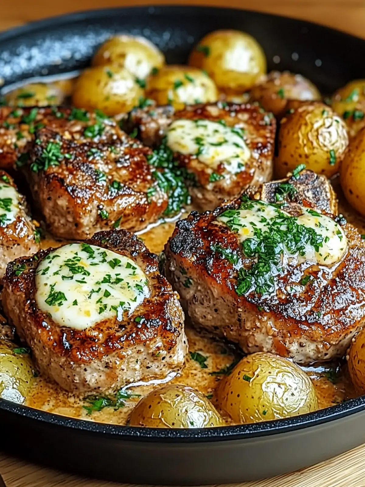 One-Pan Creamy Ranch Pork Chops & Potatoes for Effortless Brunch 2 One-Pan Creamy Ranch Pork Chops & Potatoes