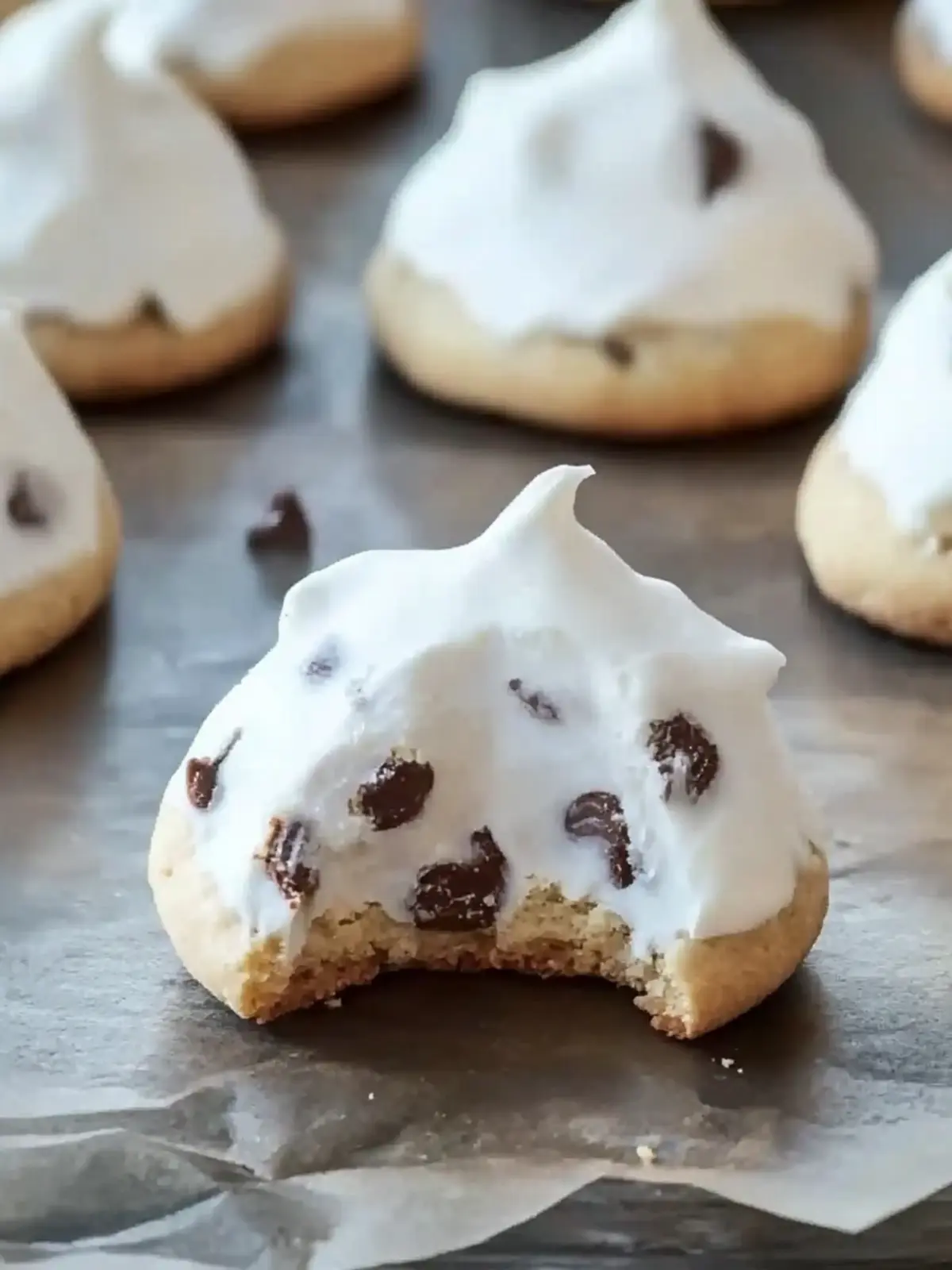 Forgotten Cookies: Light Chocolate Chip Meringues to Devour 4 Forgotten Cookies