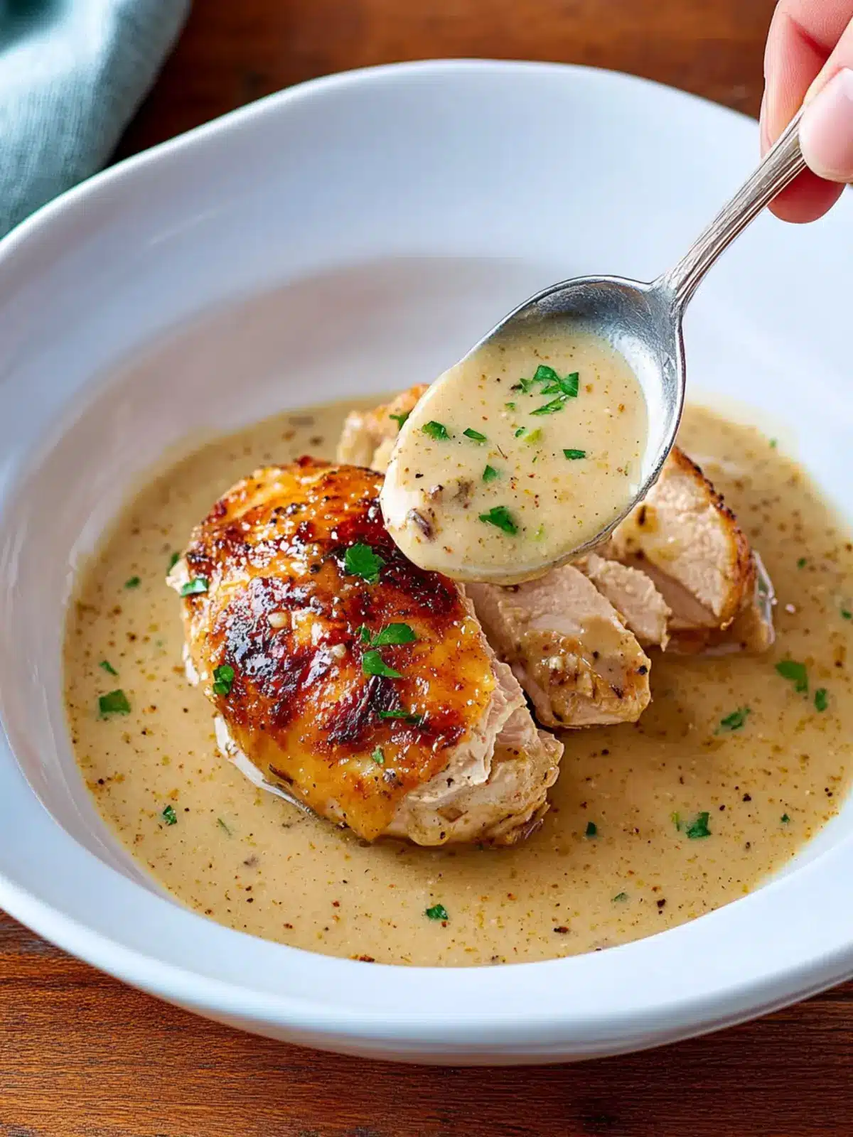 Slow Cooker French Wine and Mustard Chicken