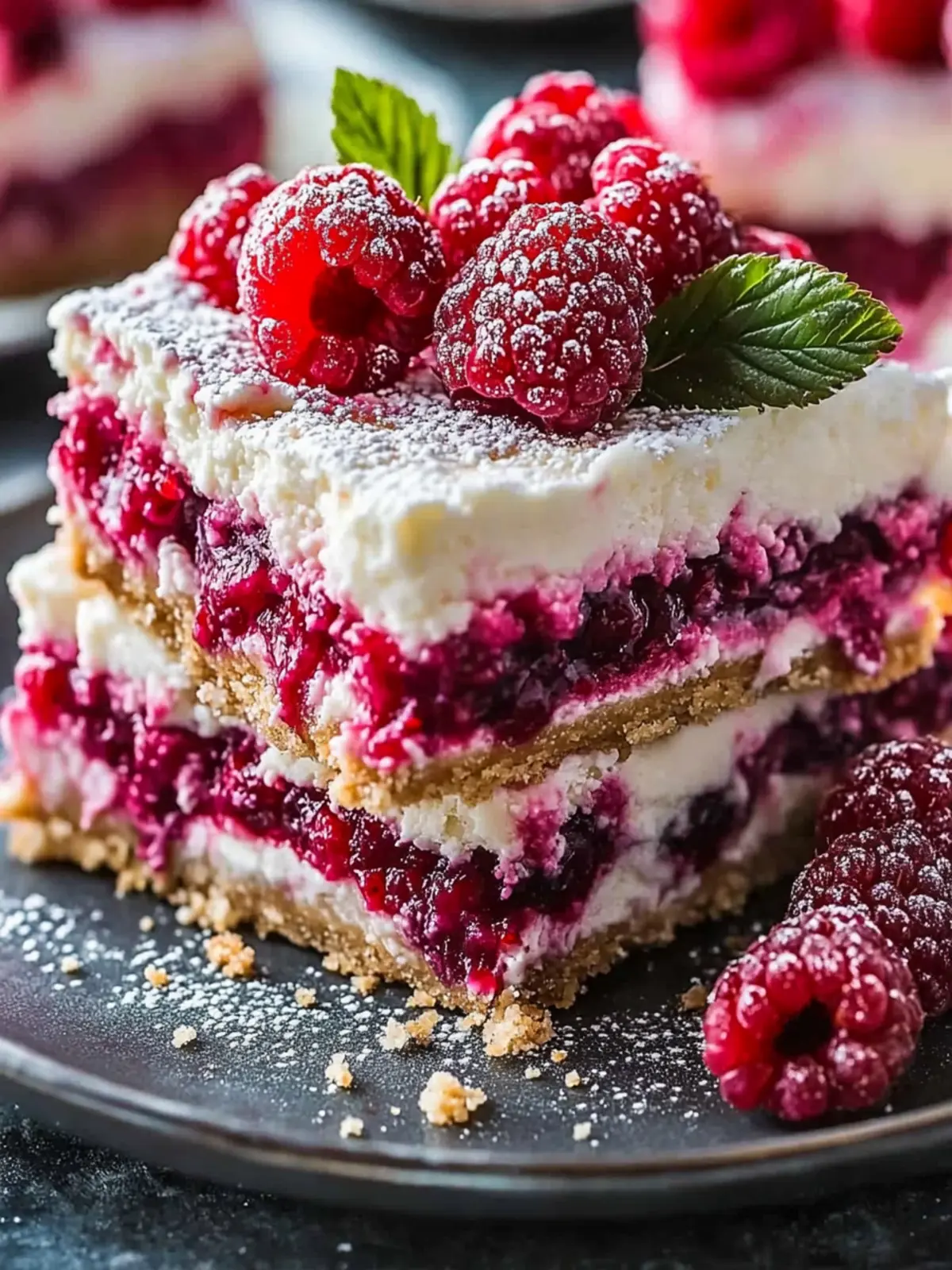 Raspberry Cheesecake Bars