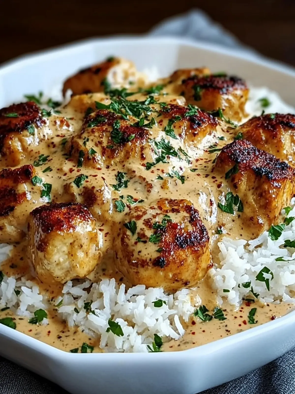 Creamy Smothered Chicken & Rice for Cozy Dinner Bliss 5 Creamy Smothered Chicken & Rice