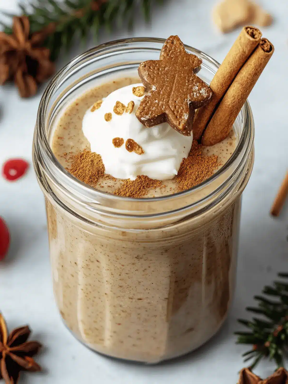 Healthy Gingerbread Overnight Oats Recipe for Cozy Mornings 2 Healthy Gingerbread Overnight Oats Recipe