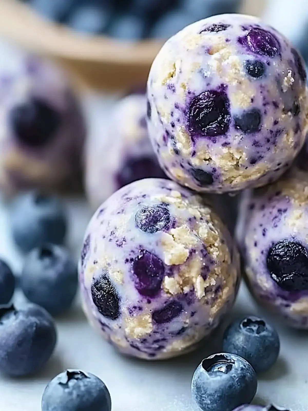 Blueberry Cheesecake Protein Bites: Healthy Indulgence Awaits 3 Blueberry Cheesecake Protein Bites