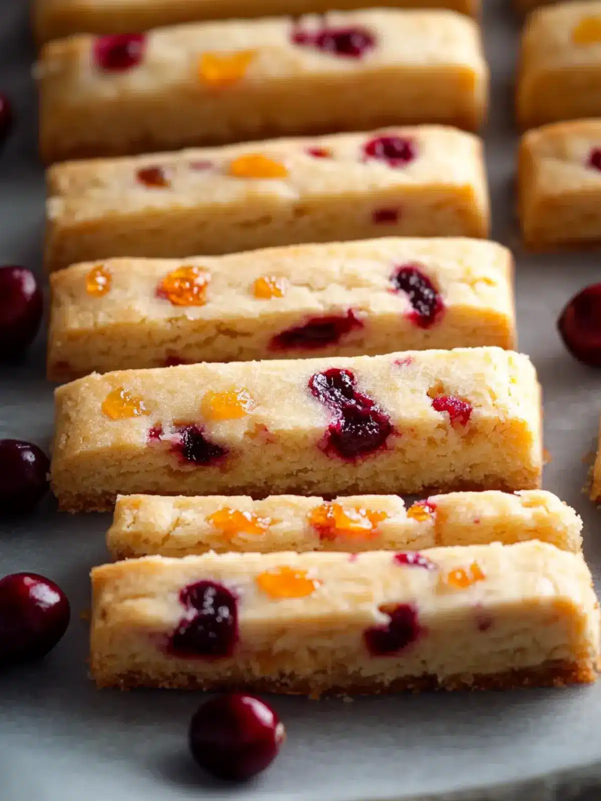 Melt-in-Your-Mouth Orange Cranberry Shortbread Cookies 3 Orange Cranberry Shortbread Cookies