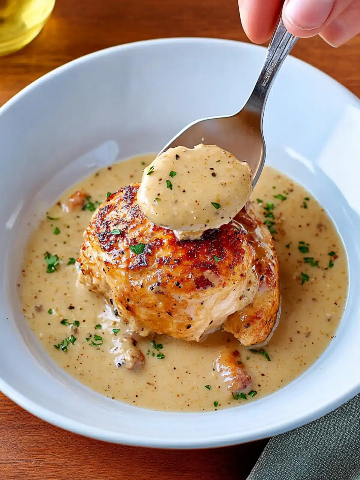 Slow Cooker French Wine and Mustard Chicken