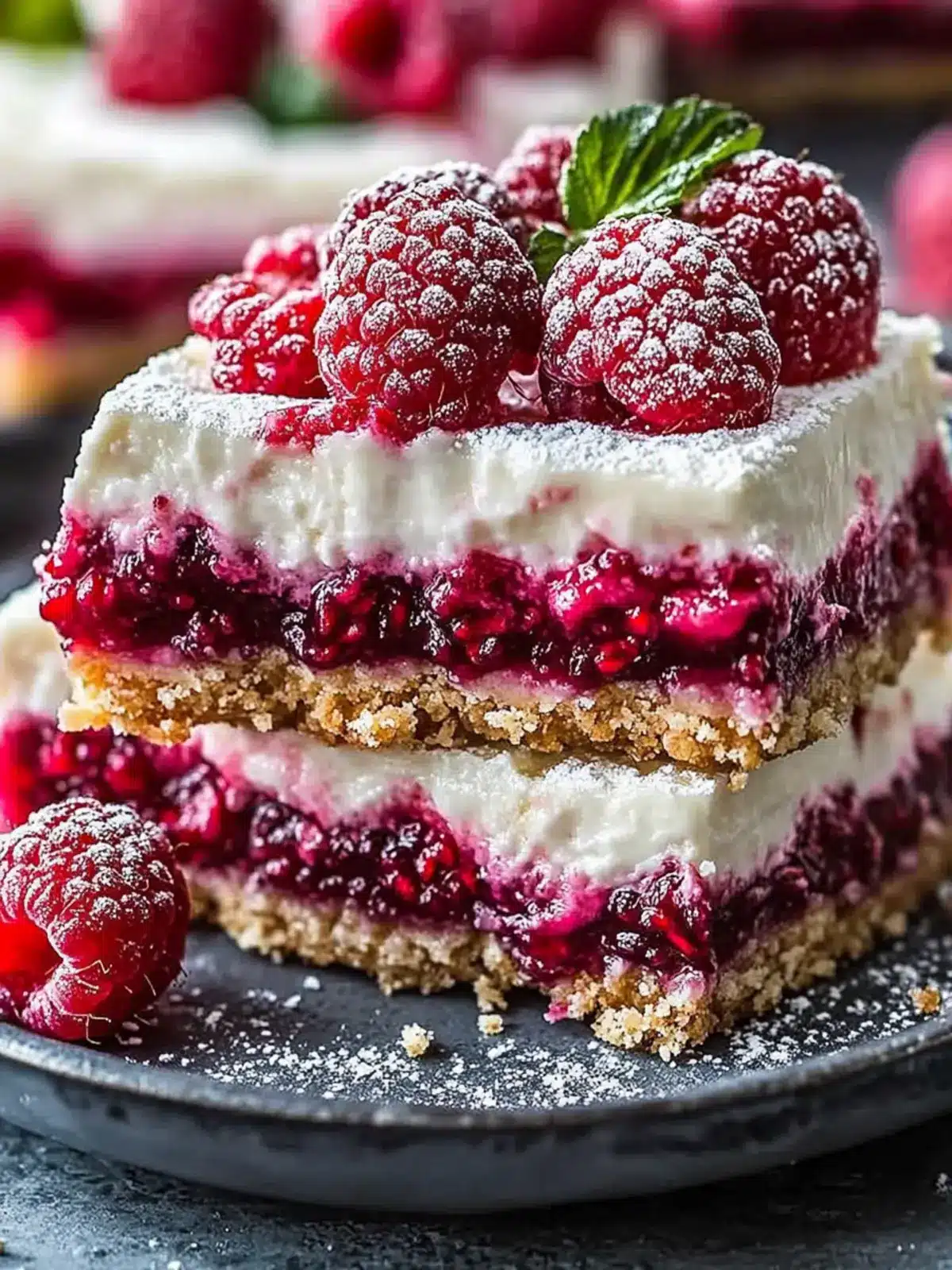 Raspberry Cheesecake Bars