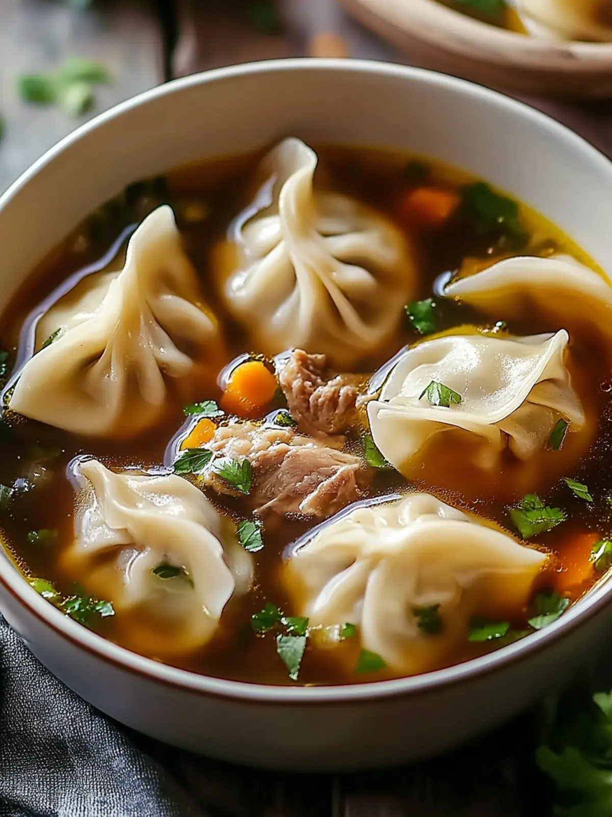 Cozy Up with Our Comforting Beef Potsticker Soup Tonight! 5 Cozy Up with Our Comforting Beef Potsticker Soup