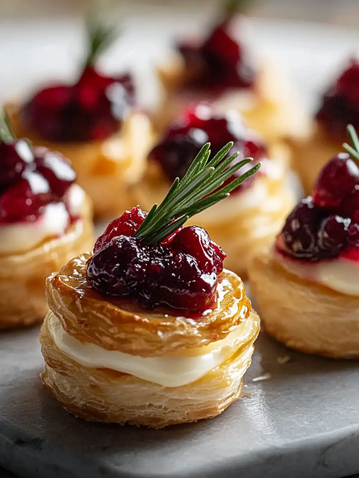 Mini Cranberry Brie Bites: Quick & Irresistible Holiday Treats 3 Mini Cranberry Brie Bites
