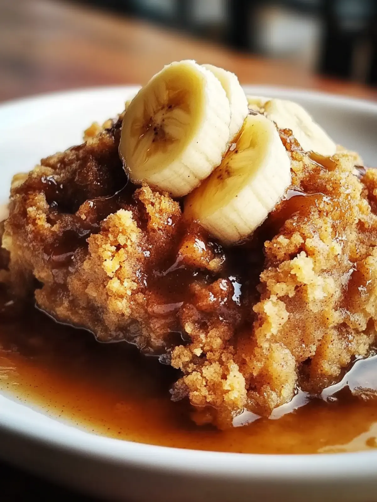 Banana Foster Cobbler with Cinnamon Crumble for Cozy Nights 2 Banana Foster Cobbler with Cinnamon Crumble