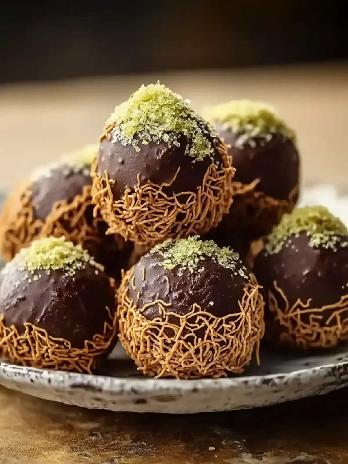 Irresistible No-Bake Dubai Chocolate Balls to Sweeten Your Day 5 No-Bake Dubai Chocolate Balls