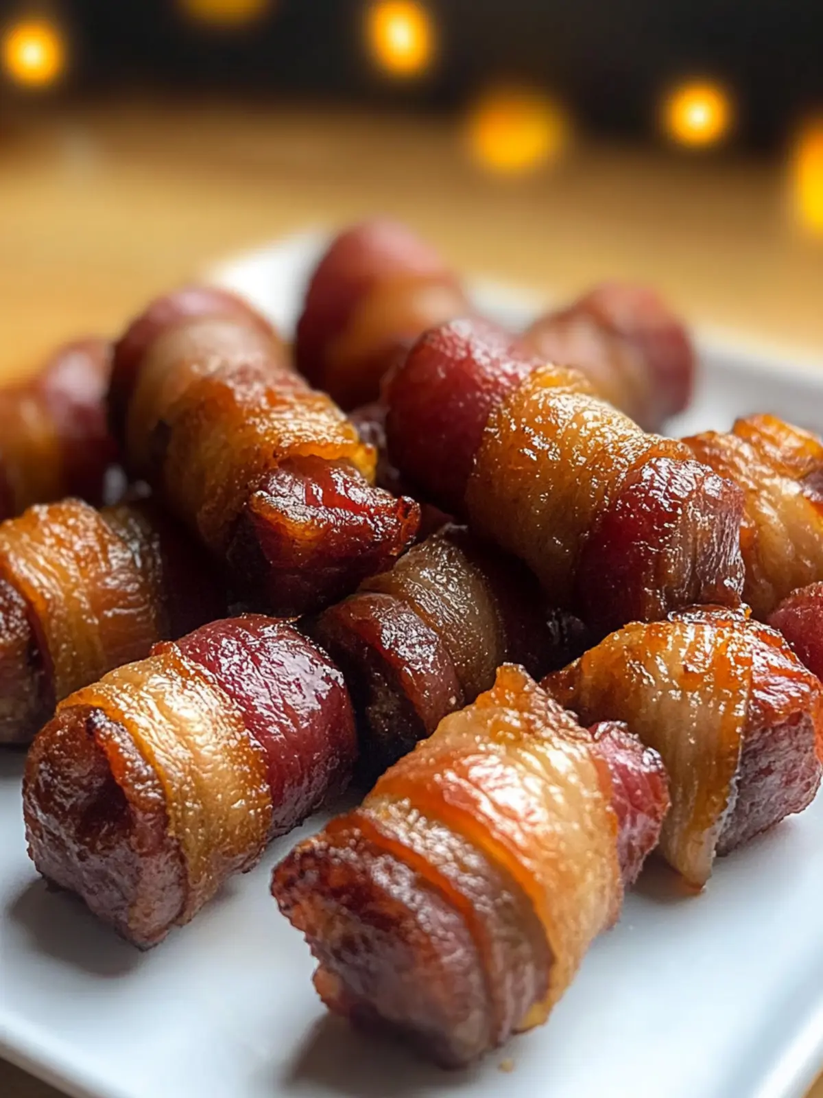 Beef Bacon Wrapped Little Smokies That Wow Every Crowd 4 Beef Bacon Wrapped