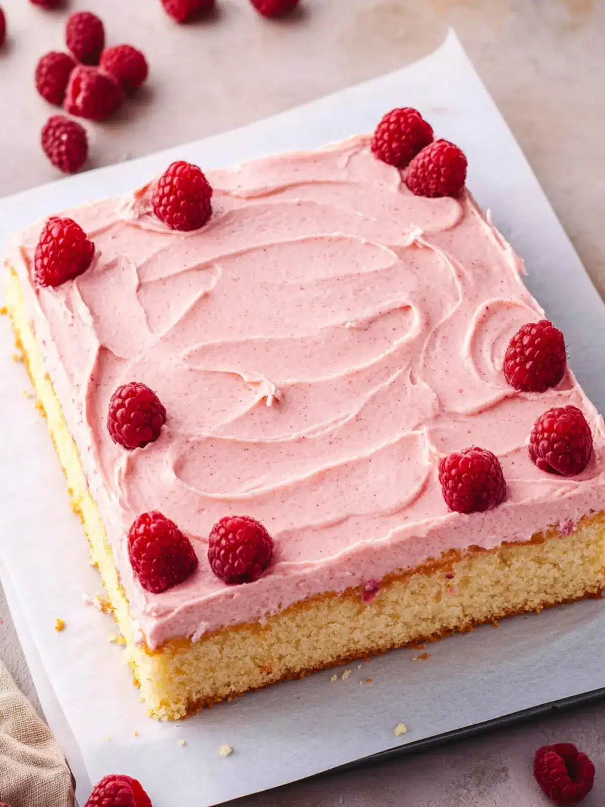 Heavenly Almond Raspberry Cake with Irresistible Buttercream 3 Almond Raspberry Cake