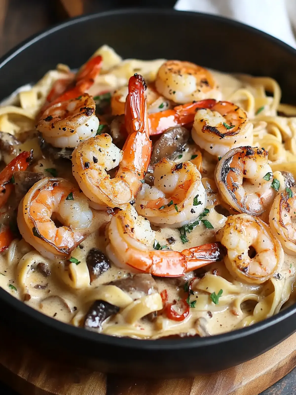 Savor Blackened Shrimp Stroganoff with Cajun Flavor Magic 4 Blackened Shrimp Stroganoff