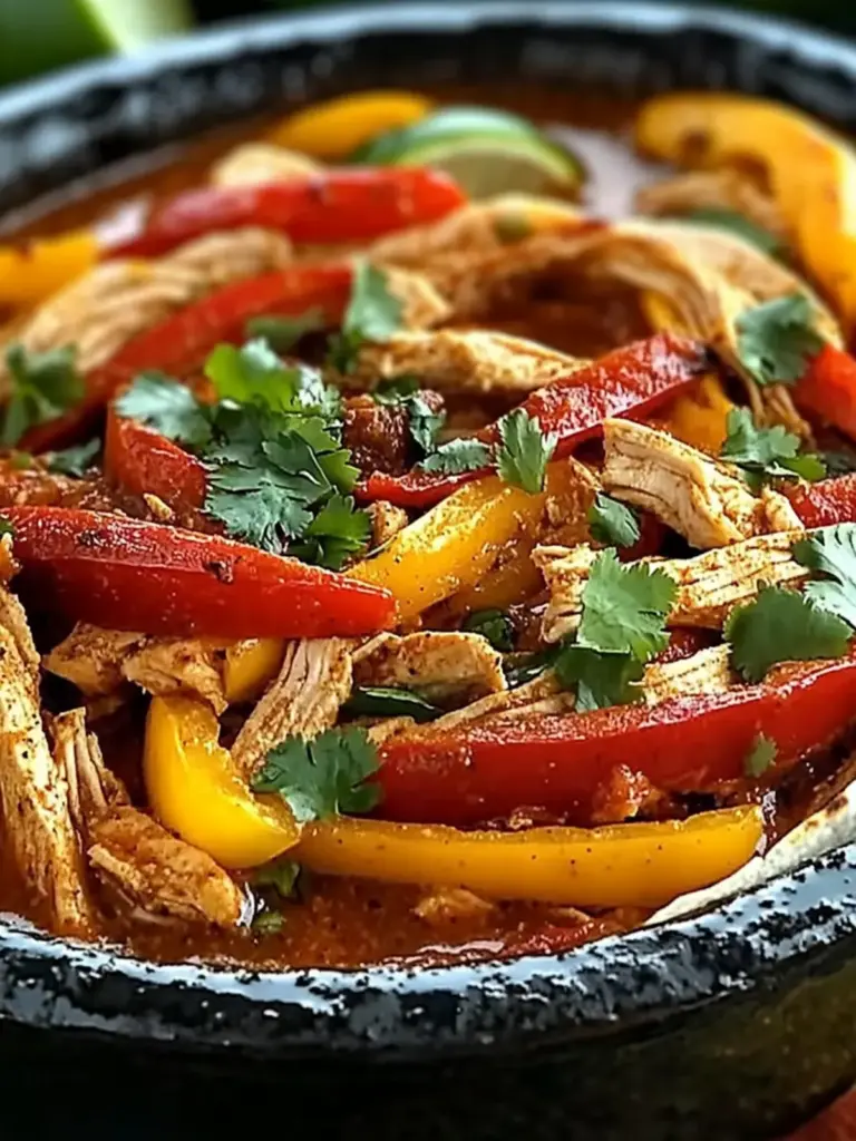 Crockpot Chicken Fajitas