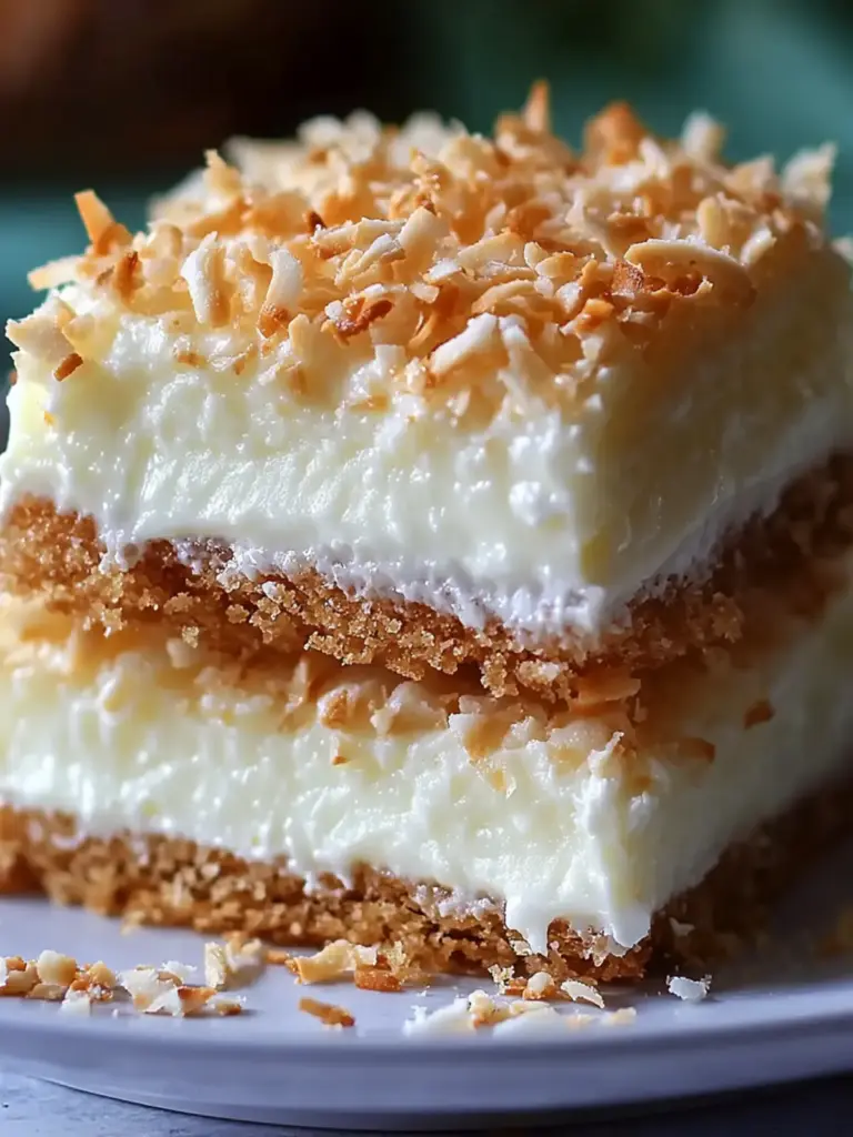 Decadent Coconut Cream Bars