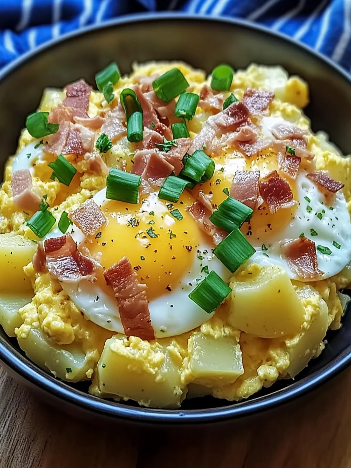Cheesy Potato Egg Scramble: Comfort Food for Busy Mornings 2 Cheesy Potato Egg Scramble