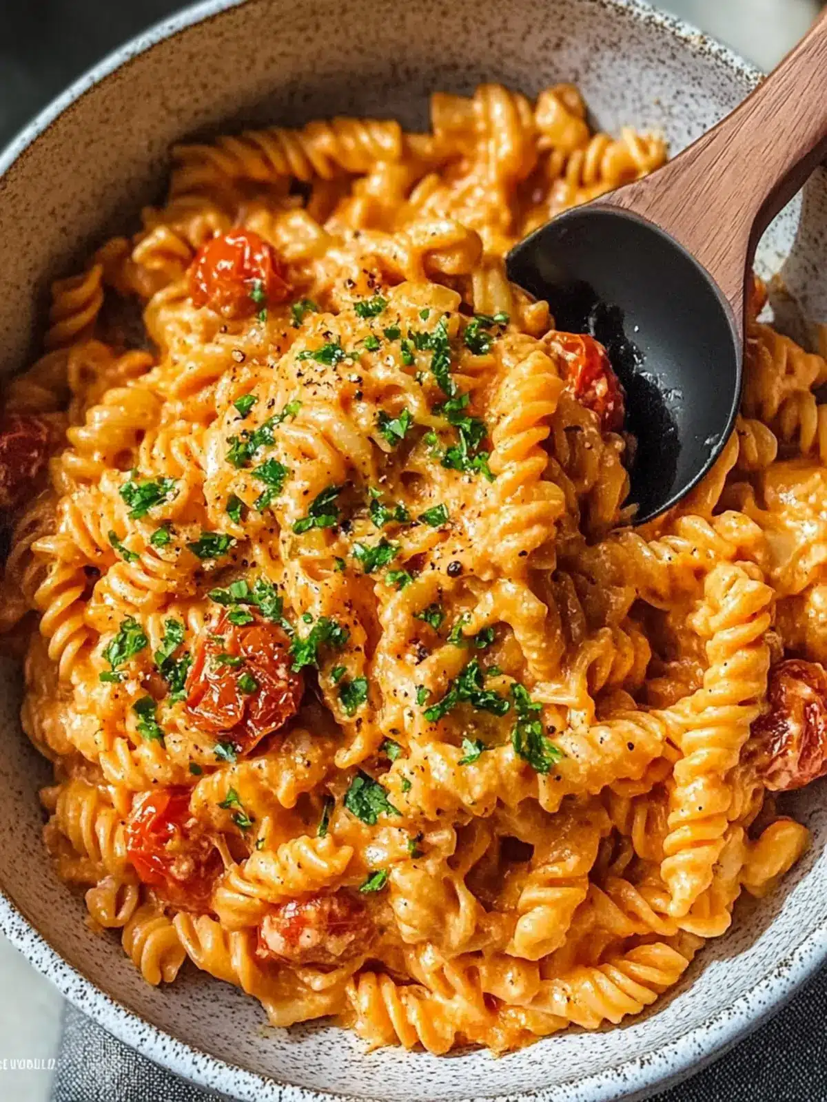 One Pot Creamy Tomato Pasta: Quick Comfort for Your Family 5 One Pot Creamy Tomato Pasta