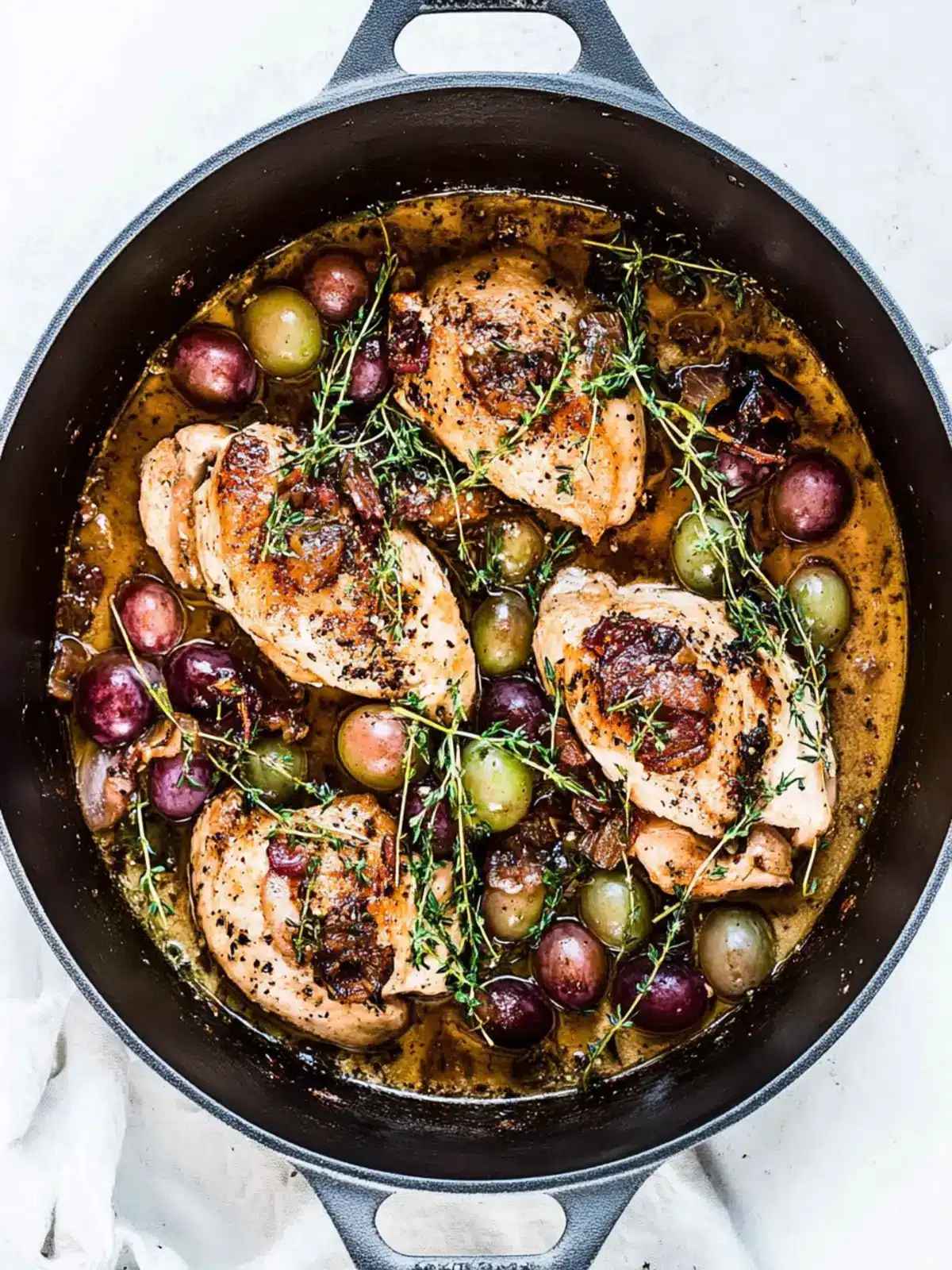 Irresistible Chicken Veronique with Grapes – Simple & Delicious 2 Chicken Veronique with Grapes