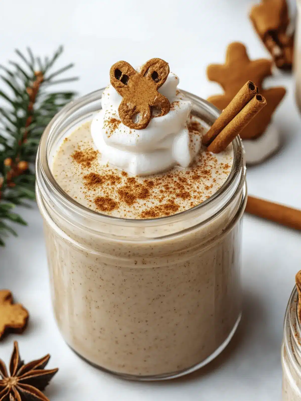 Healthy Gingerbread Overnight Oats Recipe for Cozy Mornings 4 Healthy Gingerbread Overnight Oats Recipe