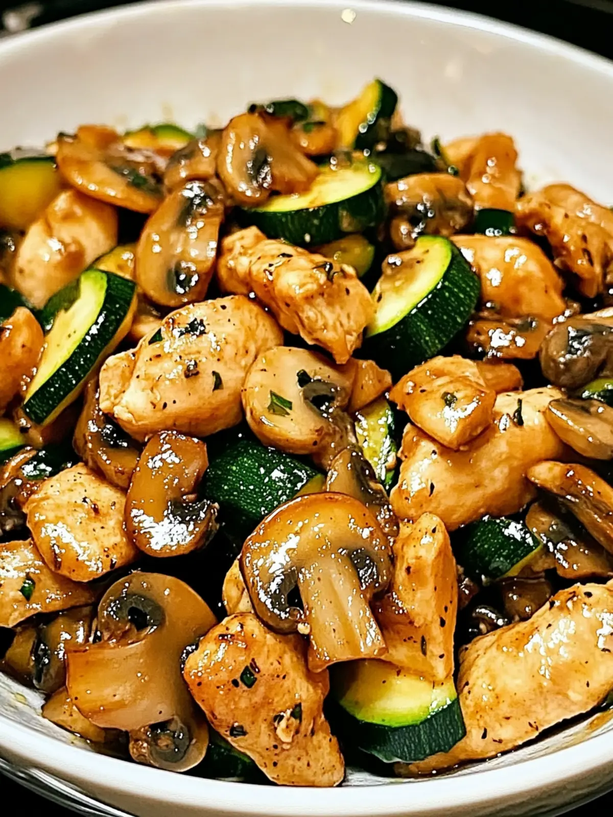 Quick and Easy Zucchini Mushroom Chicken Stir Fry Delight 2 Easy Zucchini Mushroom Chicken Stir Fry