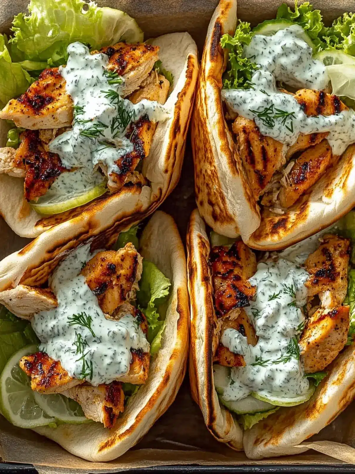 Lively Sheet Pan Chicken Pitas with Herby Ranch Delight 4 Sheet Pan Chicken Pitas with Herby Ranch