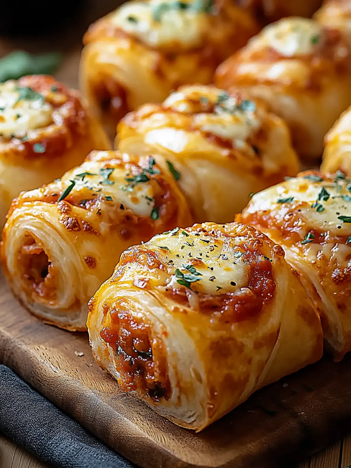 Amazing Flaky Mozzarella Pizza Rolls: Quick & Cheesy Delight 3 Amazing Flaky Mozzarella Pizza Rolls