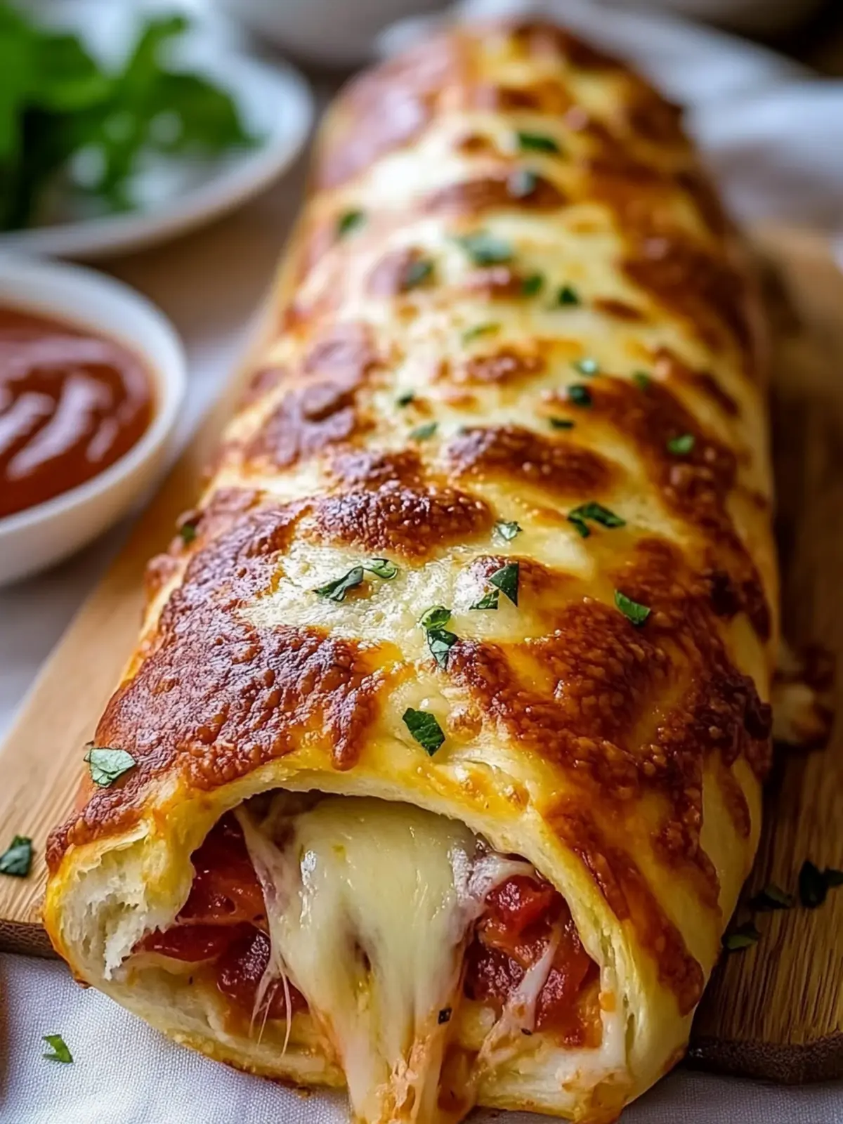 Irresistible Italian Stromboli Loaded with Cheesy Goodness 2 Italian Stromboli