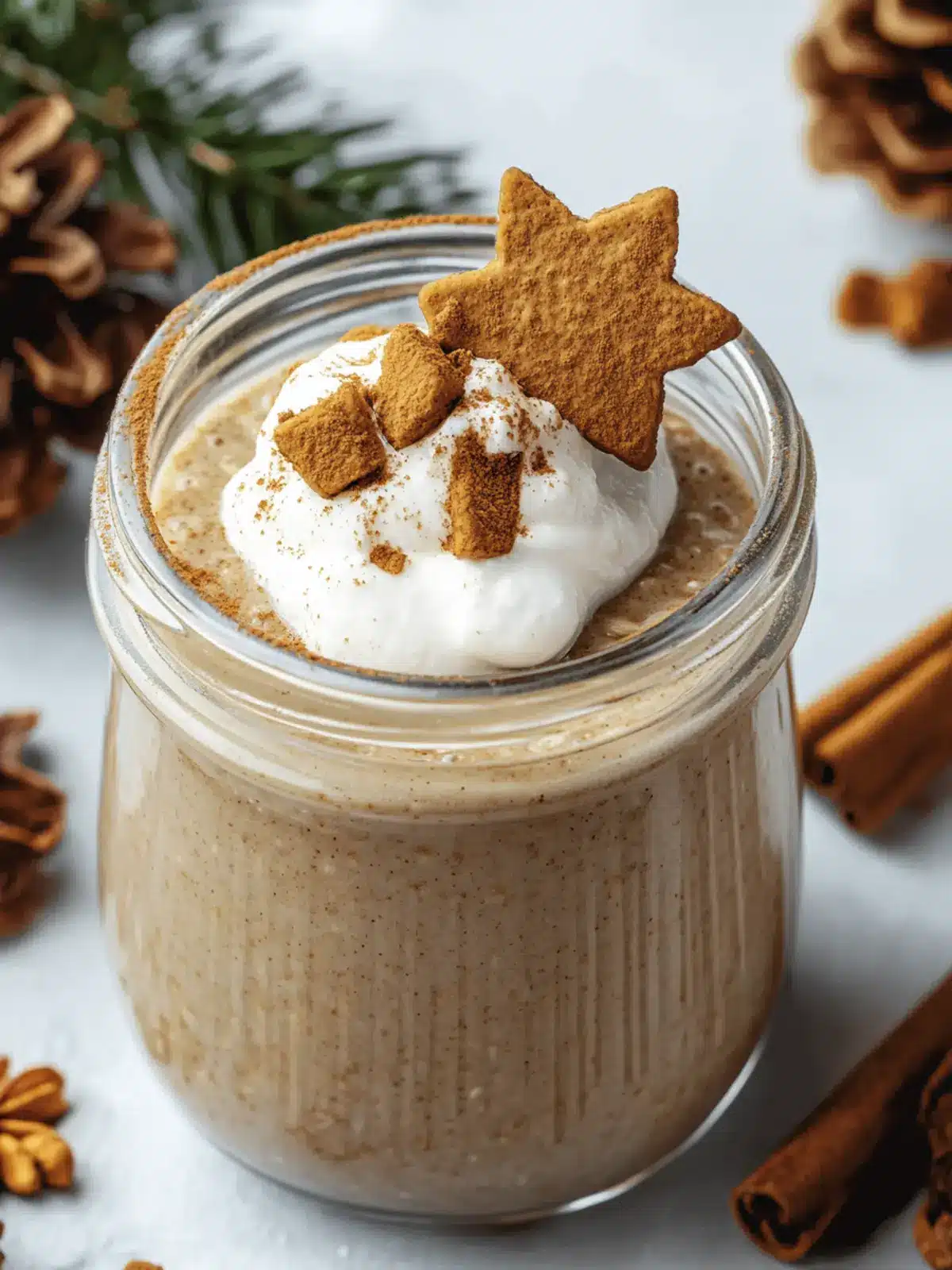 Healthy Gingerbread Overnight Oats Recipe for Cozy Mornings 3 Healthy Gingerbread Overnight Oats Recipe
