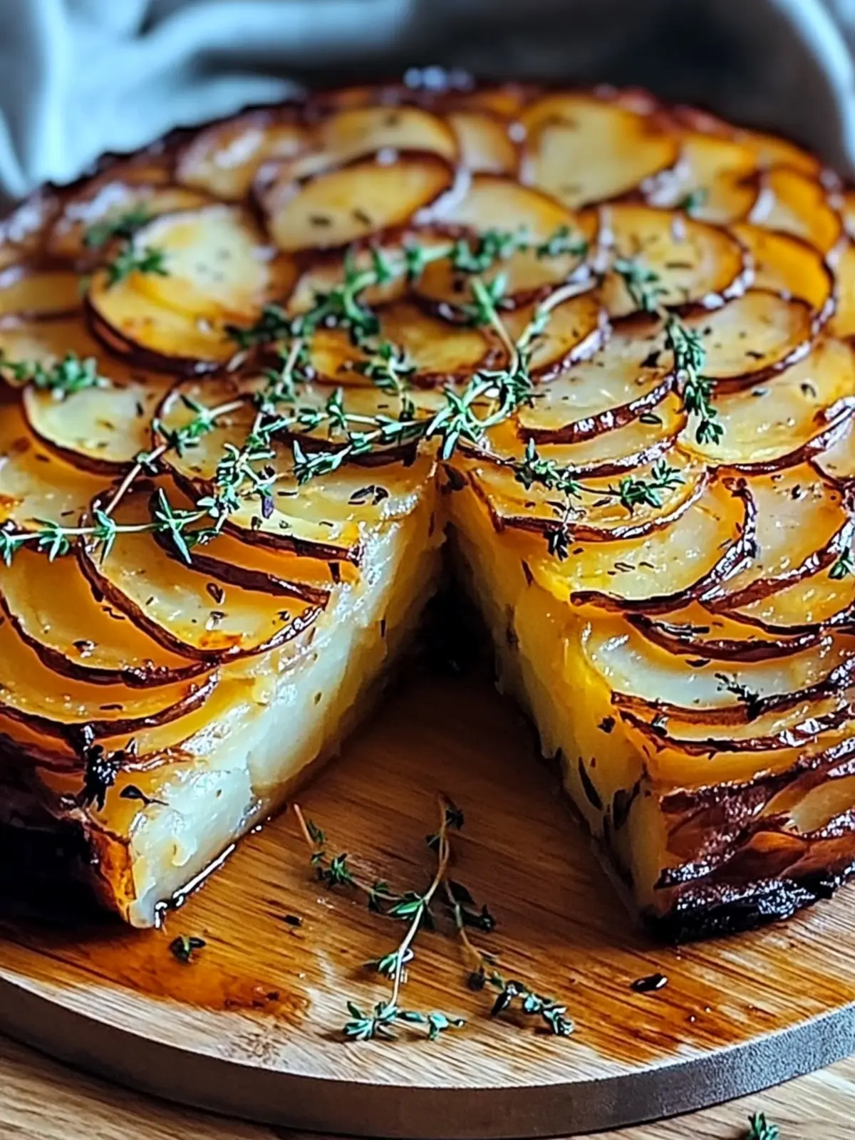 Crispy Balsamic-Thyme Potato Torte: Irresistibly Easy Elegance 3 Crispy Balsamic-Thyme Potato Torte