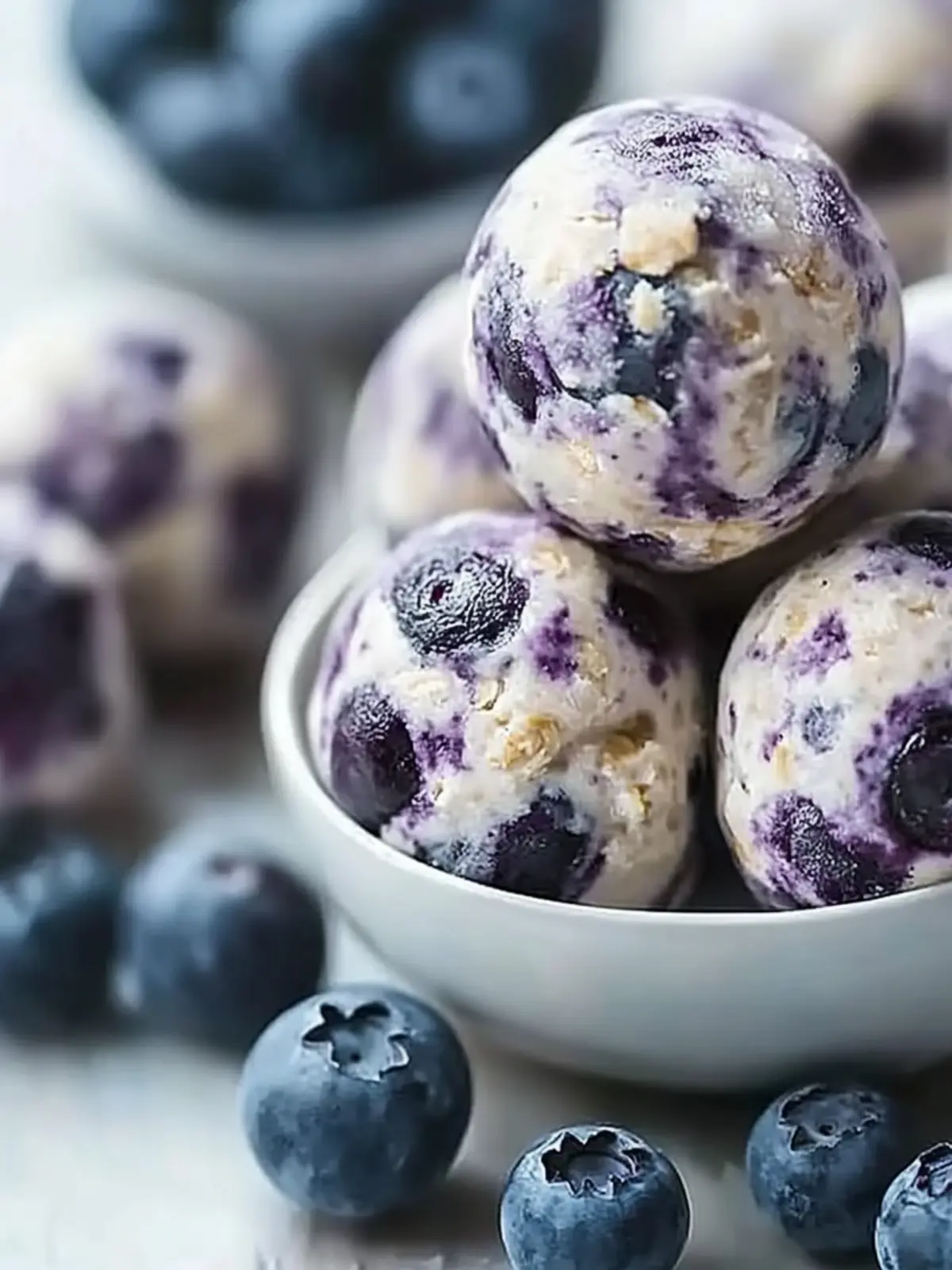 Blueberry Cheesecake Protein Bites: Healthy Indulgence Awaits 2 Blueberry Cheesecake Protein Bites
