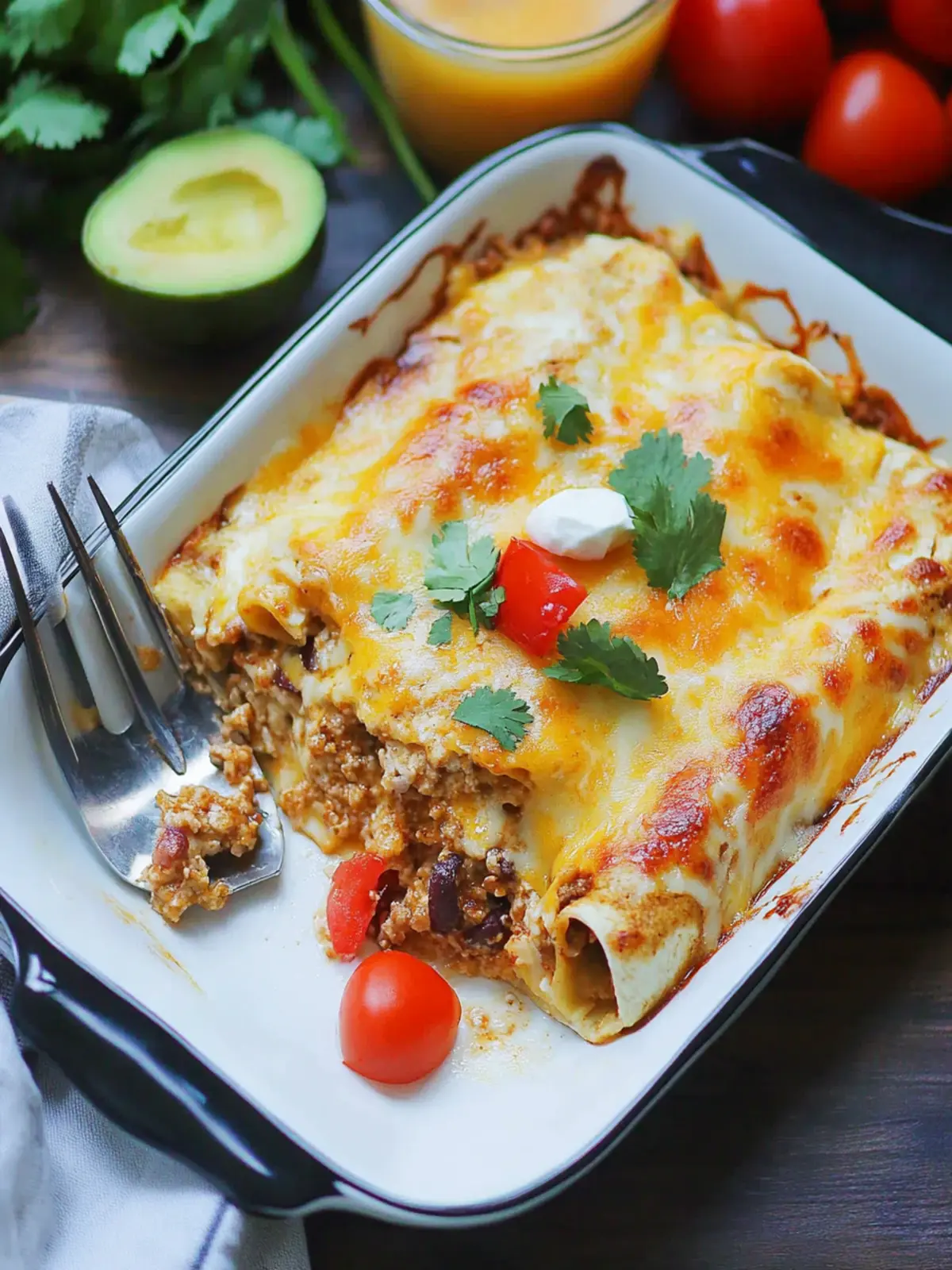 Easy Breakfast Burrito Casserole for Effortless Mornings 4 Breakfast Burrito Casserole