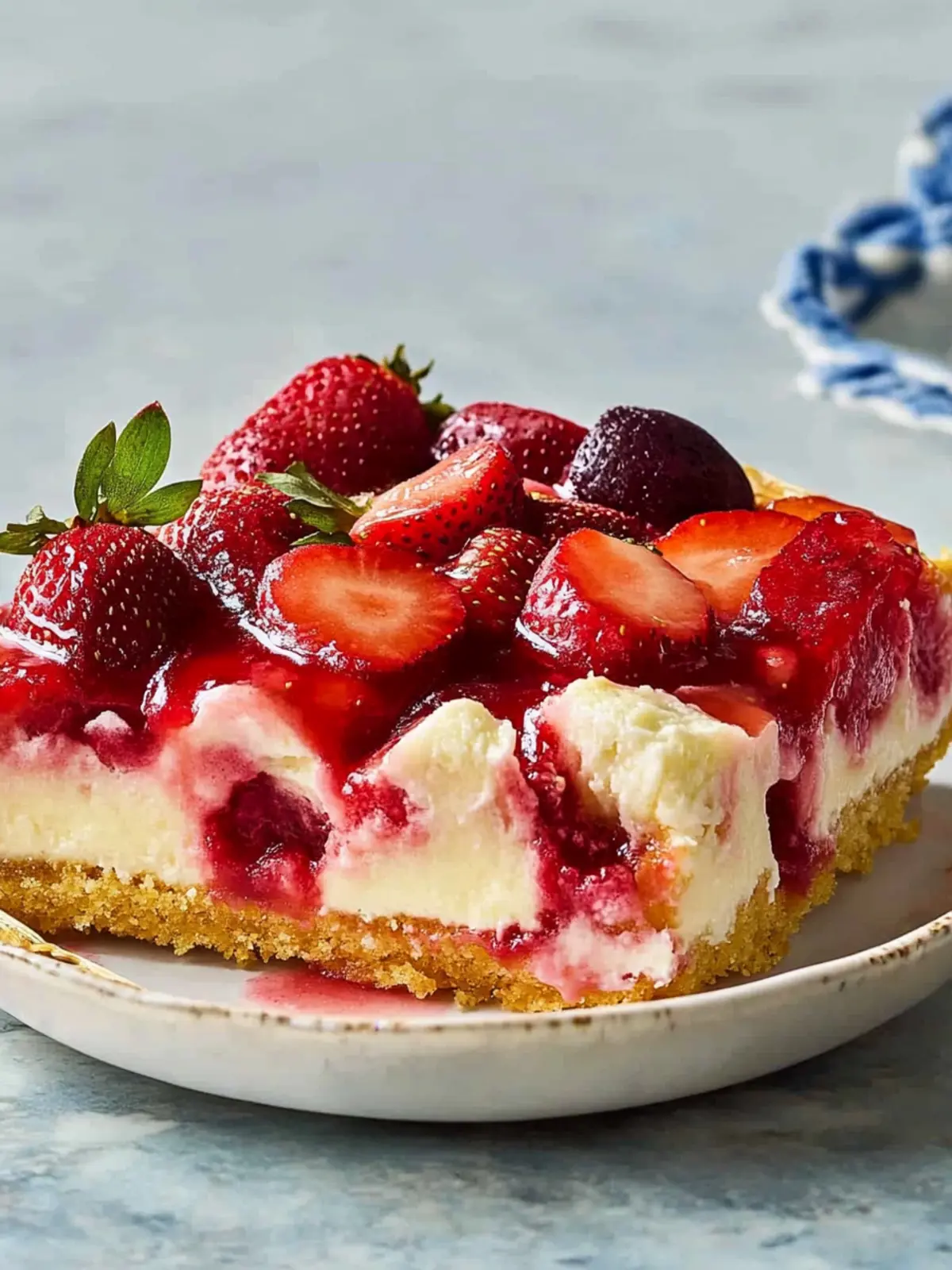 Delicious Strawberry Cheesecake Dump Cake You’ll Love 3 Strawberry Cheesecake Dump Cake
