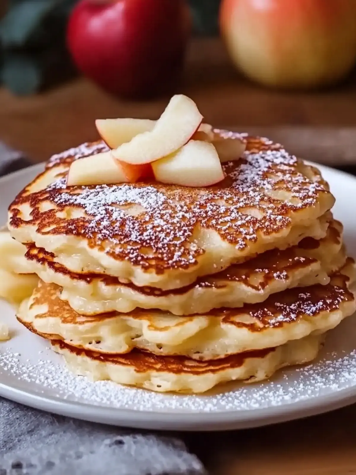 Fluffy Apple Yogurt Pancakes for a Wholesome Breakfast Treat 3 Apple Yogurt Pancakes