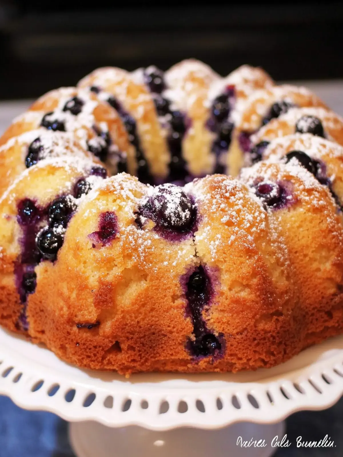 Blueberry Breakfast Bundt Cake