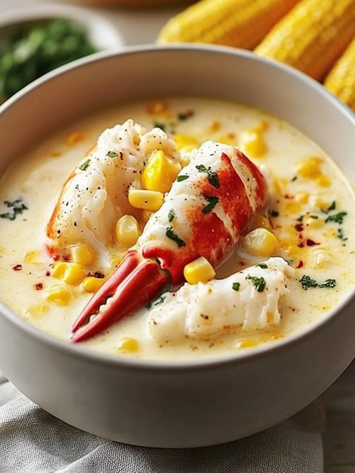 Creamy Bobby Flays Crab And Corn Chowder