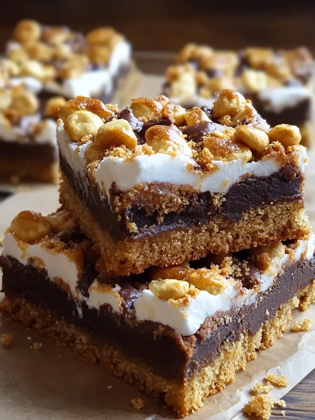 Smores Gingerbread Cookie Bars: Cozy Flavor in Every Bite 3 Smores Gingerbread Cookie Bars