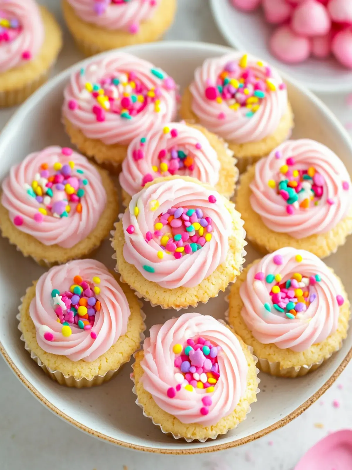 Joyful Sugar Cookie Cups with Cream Cheese Frosting Delight 4 Sugar Cookie Cups
