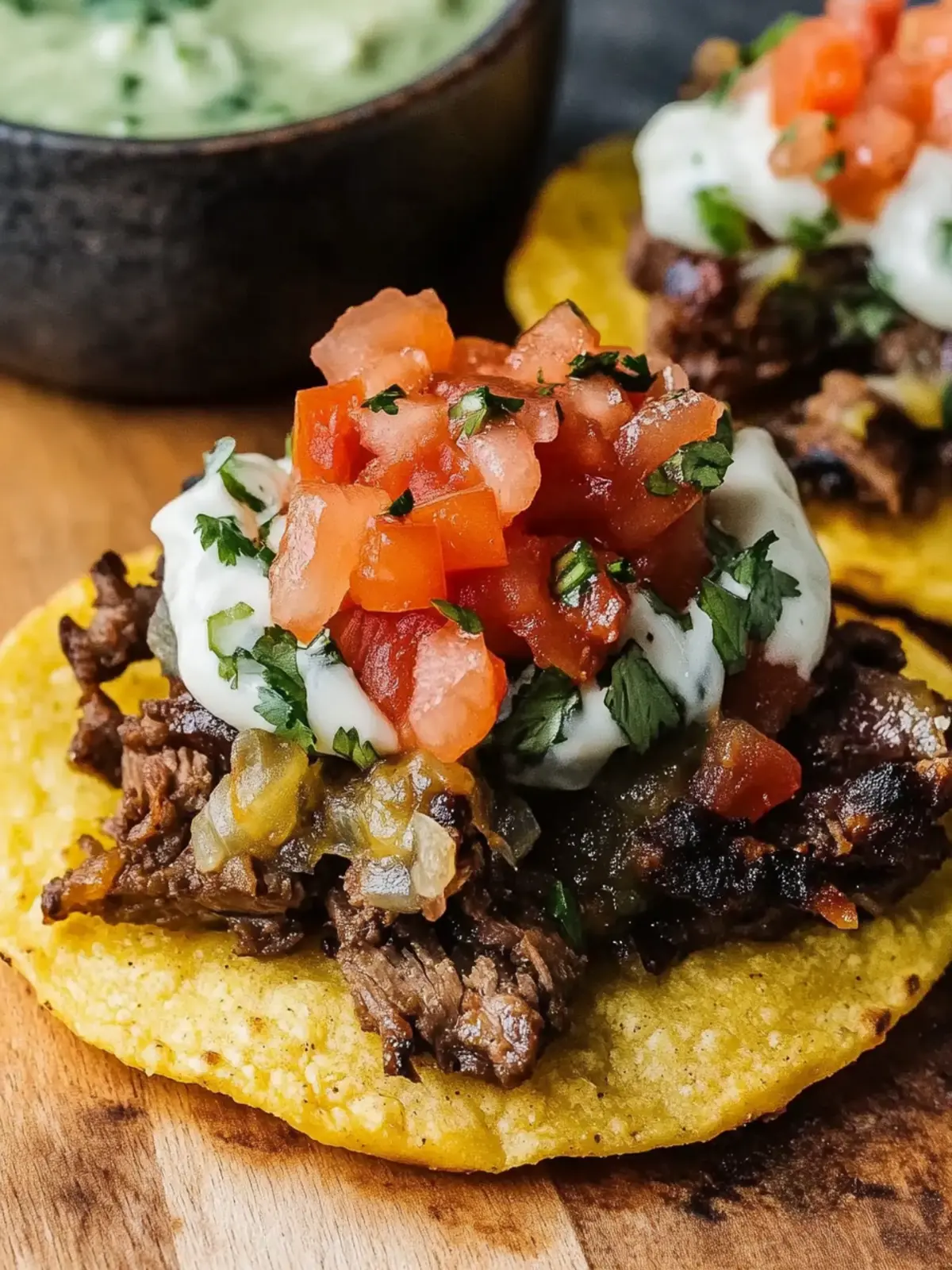 Mexican Tostadas de Carne Asada for a Flavorful Feast 2 Mexican Tostadas de Carne Asada
