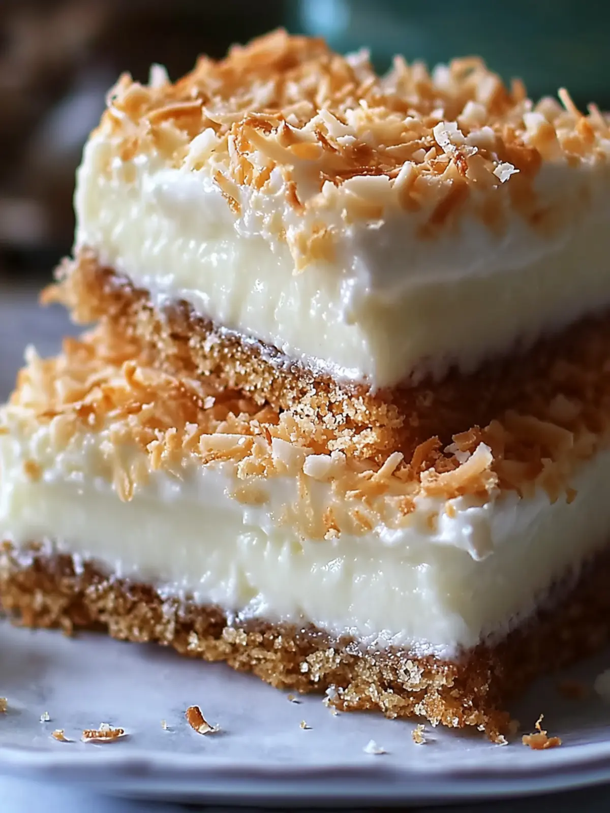 Decadent Coconut Cream Bars