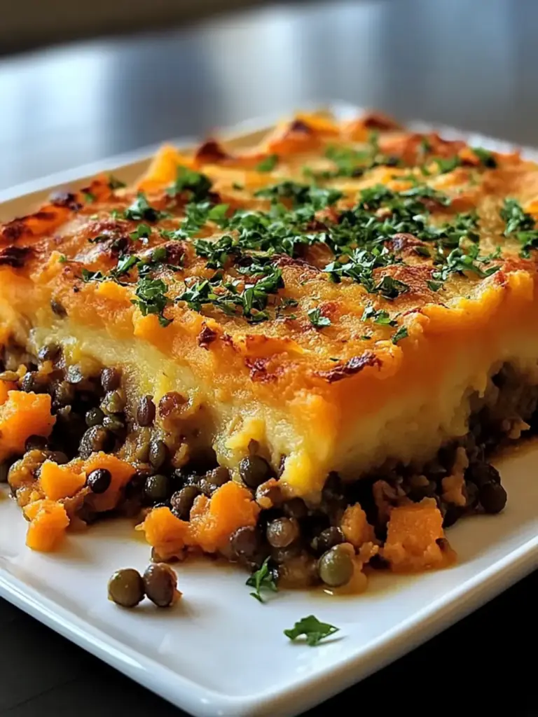 Sweet Potato & Lentil Shepherd’s Pie