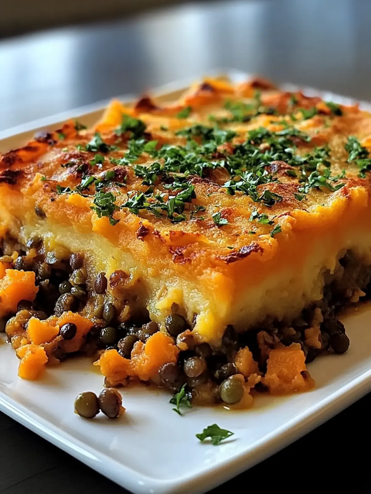 Vegan Sweet Potato & Lentil Shepherd’s Pie for Cozy Nights 5 Sweet Potato & Lentil Shepherd’s Pie