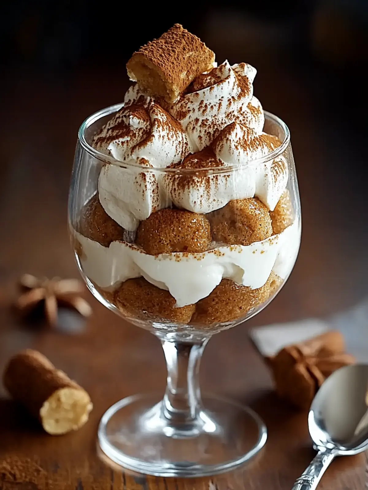 No-Bake Gingerbread Tiramisu in a Glass for Cozy Celebrations 2 No-Bake Gingerbread Tiramisu in a Glass