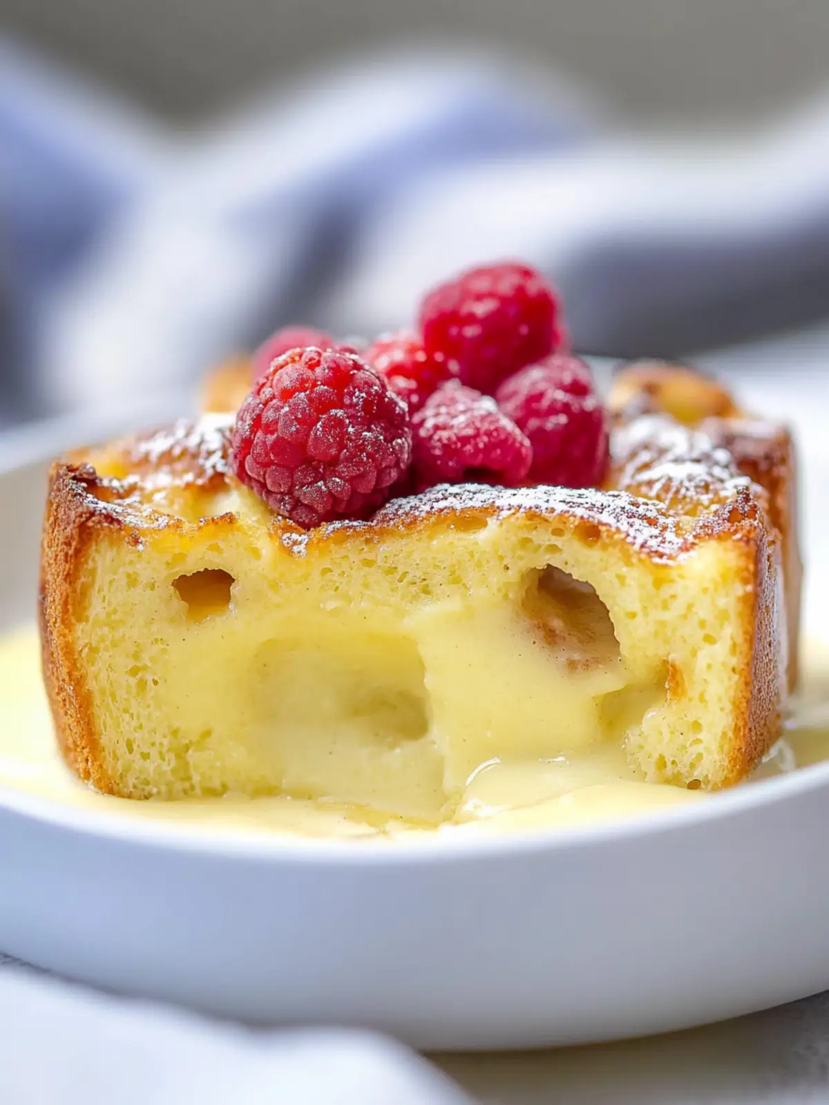 Delicious Custard Bread Pudding with Vanilla Sauce Recipe 5 Custard Bread Pudding with Vanilla Sauce